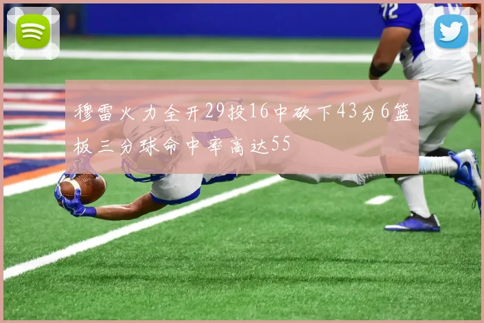 穆雷火力全开29投16中砍下43分6篮板三分球命中率高达55